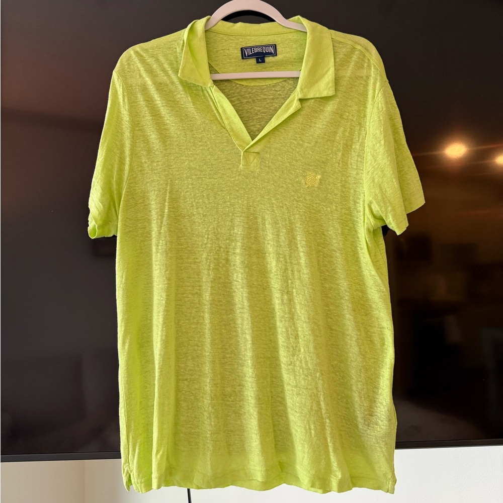 Vilebrequin Green Shirt Classic Design